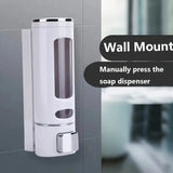 1/2/3 Head Wall-mounted Soap Dispenser Household Manual Press Hand Sanitizer Shampoo Shower Gel Dispenser Bathroom Accessories