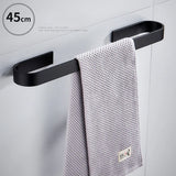 Towel Rail Rack Towel Holder Bathroom Towels Rack Hanger No drilling Space Aluminium Wall Mounted Towel Rack Bar Towel Rail