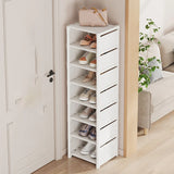 Shoe Organizer Space Saving Shoe Rack Wall Corner Shoe Shelf Adjustable Shoe Cabinet Entry Door Multi-Layer Shoe Storage Racks