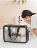 Women Portable Travel Wash Bag Female Transparent Waterproof Makeup Storage Pouch Large Capacity Cosmetic Organizer Beauty Case