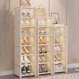 Shoe Organizer Space Saving Shoe Rack Wall Corner Shoe Shelf Adjustable Shoe Cabinet Entry Door Multi-Layer Shoe Storage Racks