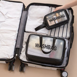 Women Portable Travel Wash Bag Female Transparent Waterproof Makeup Storage Pouch Large Capacity Cosmetic Organizer Beauty Case