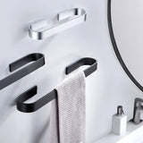 Towel Rail Rack Towel Holder Bathroom Towels Rack Hanger No drilling Space Aluminium Wall Mounted Towel Rack Bar Towel Rail