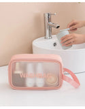 Women Portable Travel Wash Bag Female Transparent Waterproof Makeup Storage Pouch Large Capacity Cosmetic Organizer Beauty Case