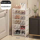 Shoe Organizer Space Saving Shoe Rack Wall Corner Shoe Shelf Adjustable Shoe Cabinet Entry Door Multi-Layer Shoe Storage Racks